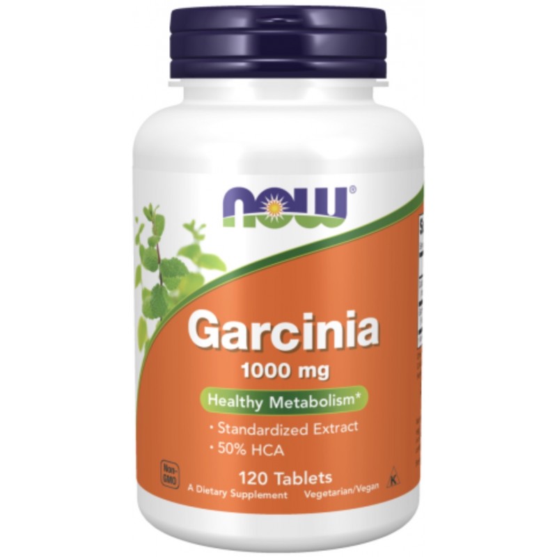 NOW Garcinia 1000 mg 120 tabletti foto